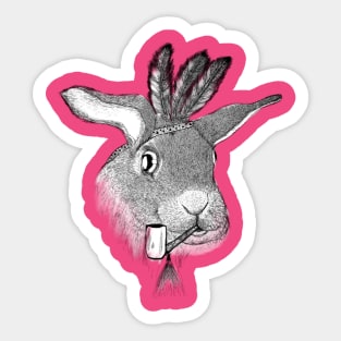 indian bunny Sticker